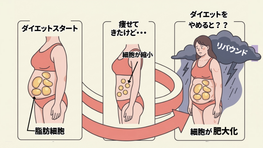 自己流ダイエットのリバウンドの仕組み