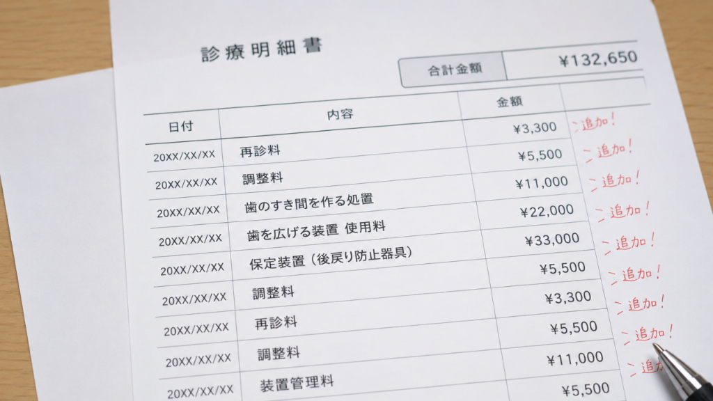 マウスピース矯正の総額・料金体系