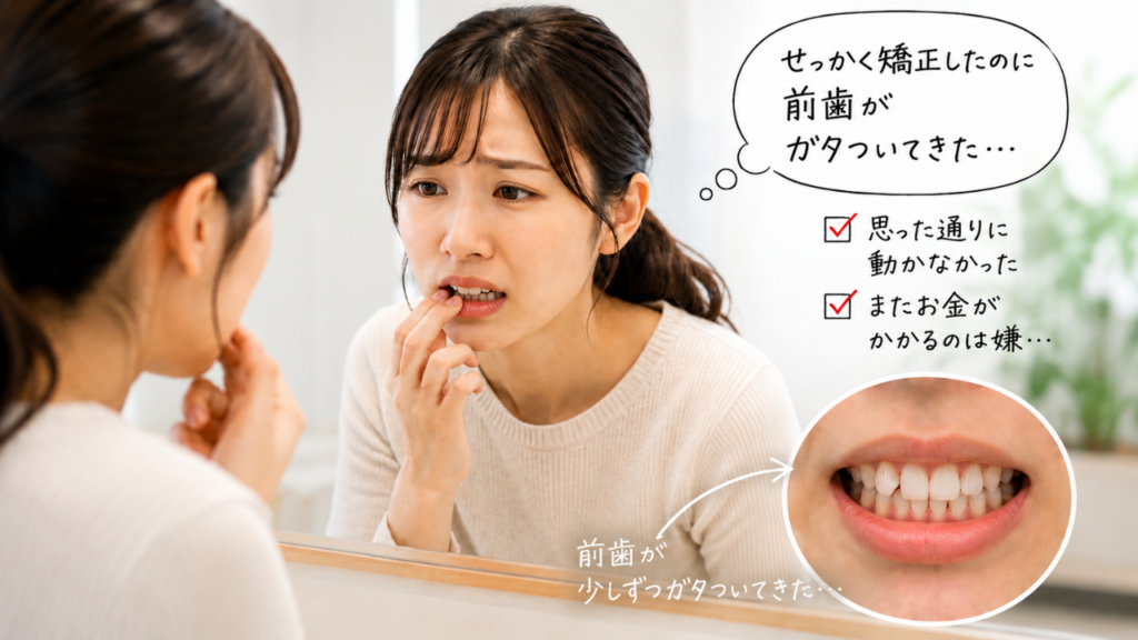 再矯正・後戻り保証の重要性